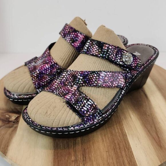 Alegria Loti Funtastic Wedge Sandals LOT-299 Women's Size 7 US / 37 EU - Picture 6 of 10